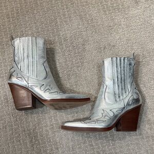 Dolce Vita Metallic Ankle Booties